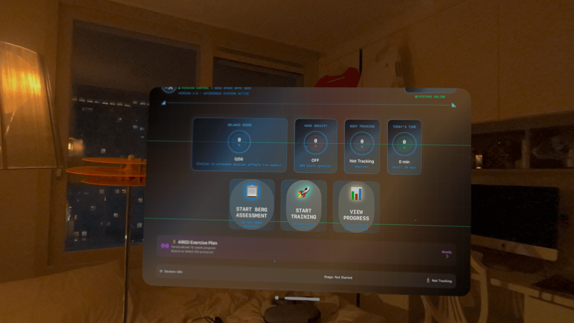 Vision Pro Mars Trainer screenshot 1